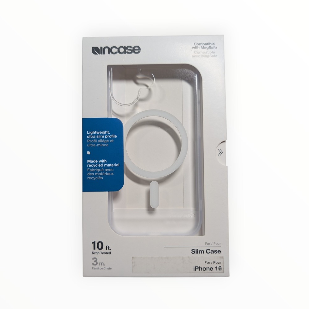 A3-U Incase Slim Hard Case w/‎ Magsafe for Apple iPhone 16 - Clear ⬇️